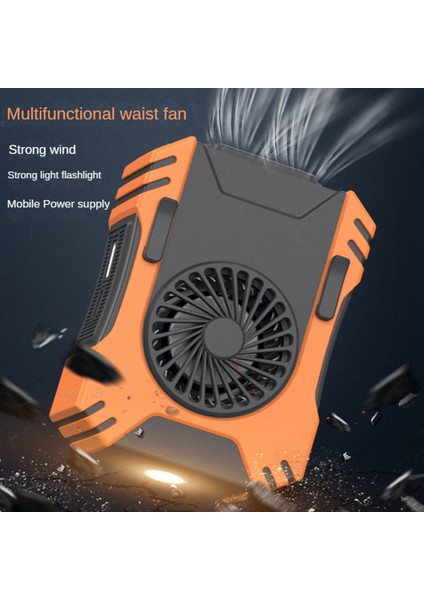 Taşınabilir Bel Fan USB Klima Asılı Bel Mini Fan Açık Spor Boyun Fan Soğutma Yaz 5000MA (Yurt Dışından) fırsatları
