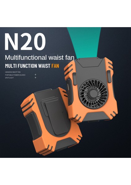 Taşınabilir Bel Fan USB Klima Asılı Bel Mini Fan Açık Spor Boyun Fan Soğutma Yaz 5000MA (Yurt Dışından) indirimleri