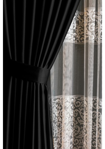 Sık Pileli Blackout Karartma Kumaştan Fon Perde 1x3 V24 Tek Kanat fiyatları