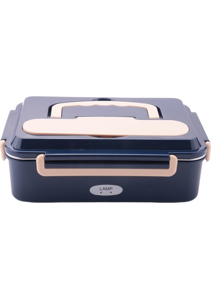 Elektrikli Öğle Yemeği Kutusu, Kaşık ve Çubuklu, 220V Ev ve 12V24V Arabakamyon Için Taşınabilir Gıda Isıtıcı, Ab Tak (Yurt Dışından) indirimleri