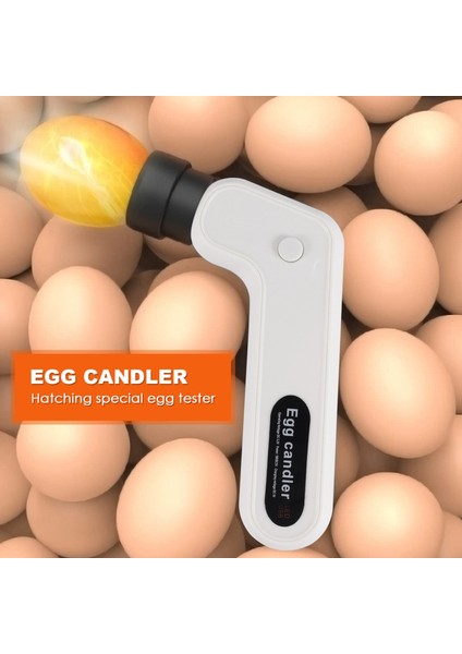Yumurta Candler Test Cihazı Şarj Edilebilir Kablosuz Soğuk Işık Kuluçka Mumlama Lambası Iki Yumuşak Kafa ile Tüm Yumurtalar Için Uygun Tip (Yurt Dışından)