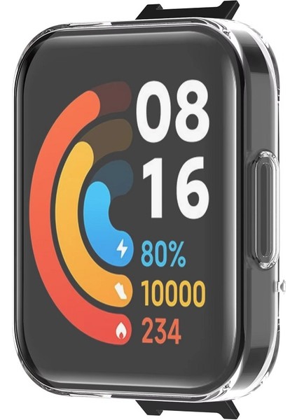 Xiaomi Redmi Watch 2 Lite Uyumlu Tam Koruma Kasa ve Ekran Koruyucu Silikon Kılıf fiyatları