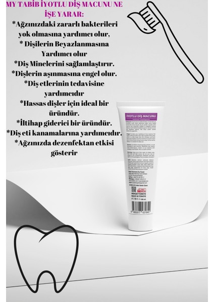 İyotlu Diş Macunu 100 ml