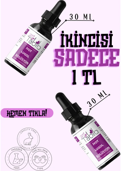 My Tabib Mytabib Iyot Lugol Solüsyon %2 Damla 30 ml