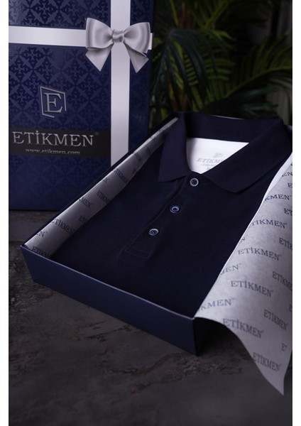 Beyaz Lacivert Çift Renkli Erkek Polo Yaka Tişört fırsatları