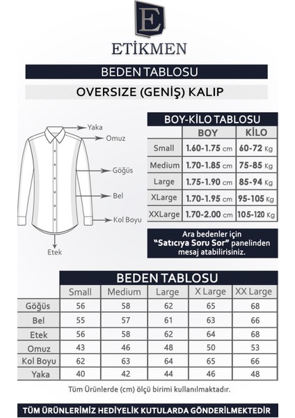 Füme Düz Oversize Oduncu Erkek Gömlek