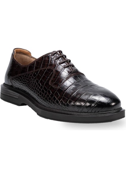 Tedd-H Comfort Erkek Ayakkabı Kahve Kroko fiyatları