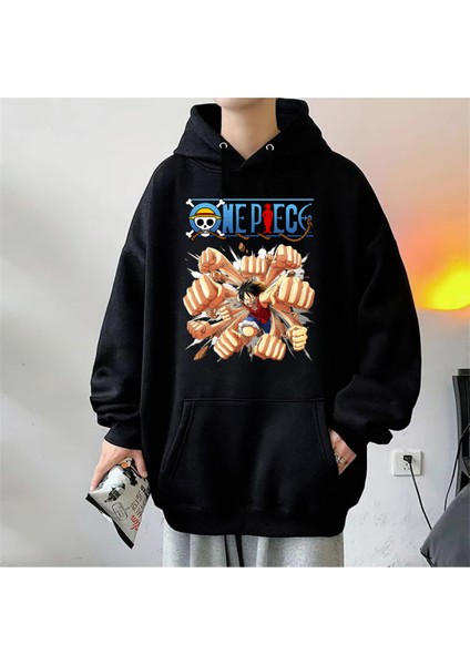 Anime One Piece Monkey D. Luffy Oversize Hoodie