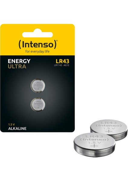 LR43 Energy Ultra 2li Paket Düğme Pil