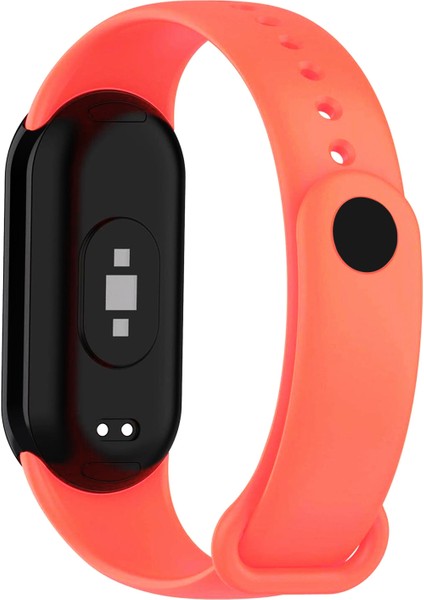 Mi Band 8 , Mi Band 9 ve Mi Band 10 ile Uyumlu Kayış Spor Jel Silikon Kordon
