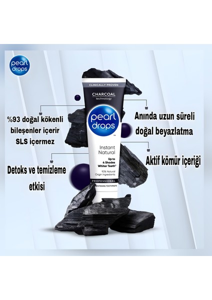 Instant Natural White Diş Macunu 2 x 75 ml