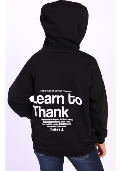 Erkek Çocuk Kapüşonlu Kanguru Cepli Baskılı Sweatshirt modelleri