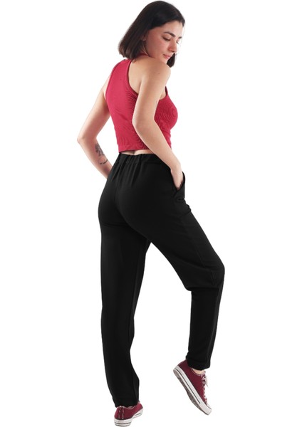 Siyah Kadın Eşofman Altı (Büyük Beden Seçeneğiyle) modelleri