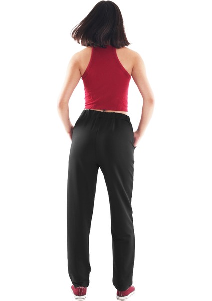 Siyah Kadın Eşofman Altı (Büyük Beden Seçeneğiyle) fırsatları