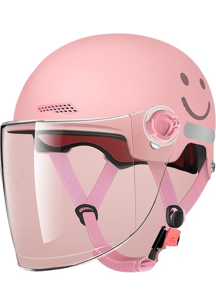 Elektrikli Motolet Kask Unisex Kask Elektrikli Iki Tekerlekli Bilet Kask 54-62Cm (Yurt Dışından)