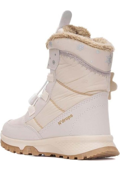 Suya Soğuğa Aşınmaya Dayanıklı, Kürklü, Ortopedik Taban Cırtlı Kar Botu -Bej modelleri