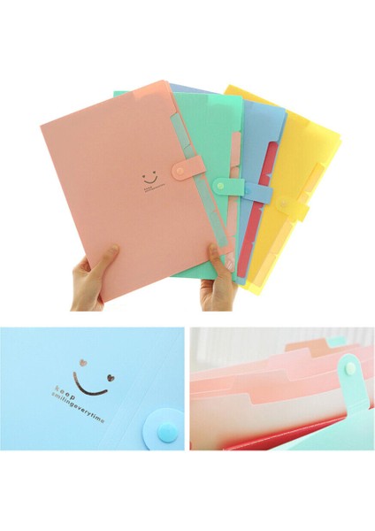 Siyah 5 Cepli Plastik Genişleyen Dosya Klasörü Toka Kapatma Kağıt Belge Düzenleyici (Yurt Dışından) modelleri