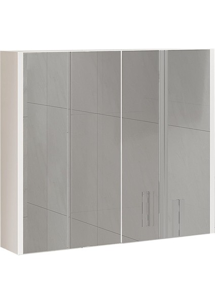 Marvel 80 cm Banyo Üst Dolabı Banyo Raflı Aynalı Üst Modül fırsatları