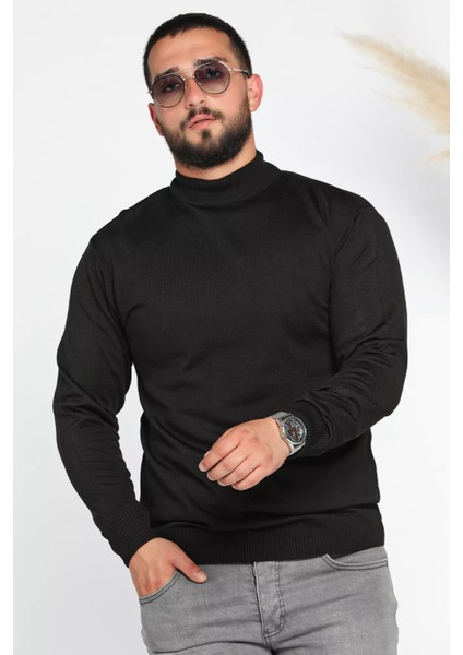 Erkek Yarım Balıkçı Yaka Triko Kazak modelleri