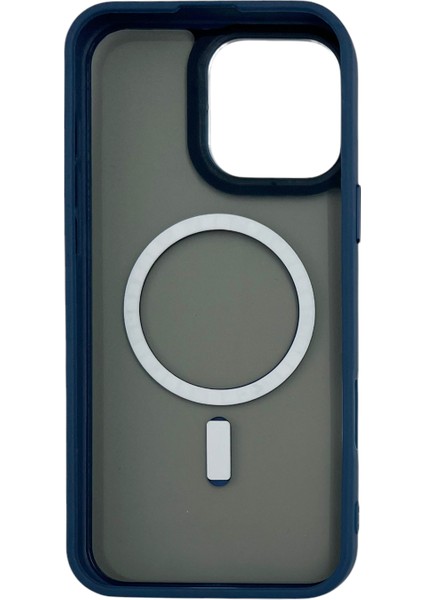 Apple iPhone 16 Pro Max Uyumlu Metal Kamera Çerçeveli Magsafe Seri Arka Koruma Kılıf fiyatları