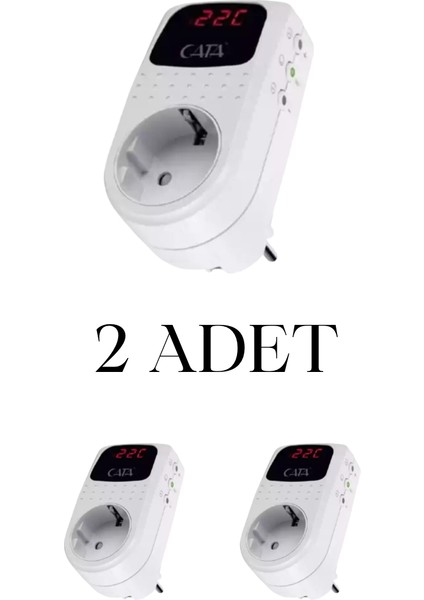 CT-9187 Priz Regülatör Dijital - 2’li Paket