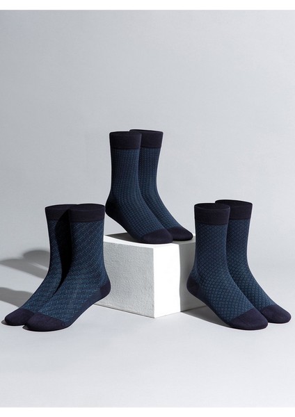 5'li Erkek Çorap, Bambu Renkli Spor Desenli Güçlendirilmiş Yıkamalı Kutulu Dikişsiz Koşu Yürüyüş Spor Performans (40-44) fırsatları