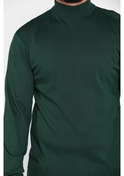 Erkek Yarım Balıkçı Yaka Triko Kazak fırsatları