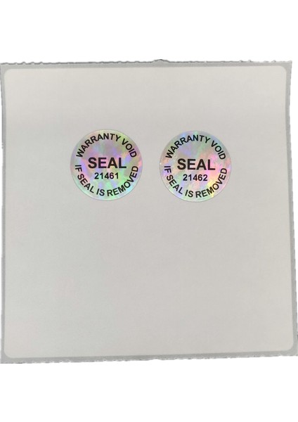 Hologram Etiket Sticker Garanti Etiketi Bozulursa Geçersizdir Mühürlü Sticker 25MM (Yurt Dışından) fiyatları