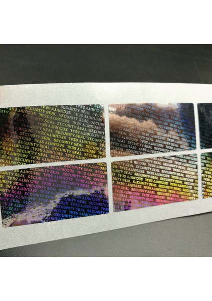 Güvenlik Mühürü Hologram Boş Sticker 40*20MM Mühür Kırılabilir Sticker Mühürleri (Yurt Dışından)