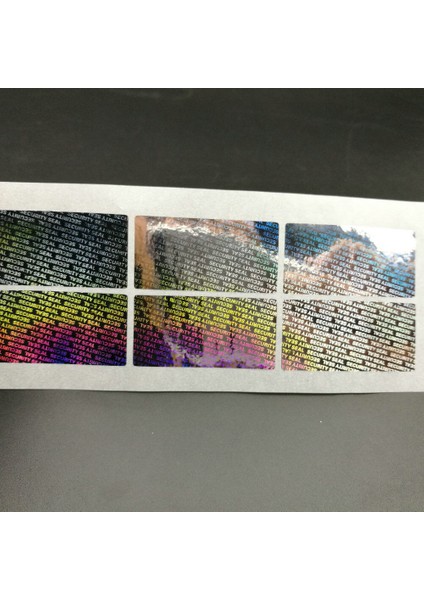 Güvenlik Mühürü Hologram Boş Sticker 40*20MM Mühür Kırılabilir Sticker Mühürleri (Yurt Dışından) modelleri