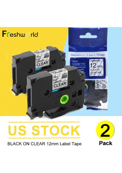 Brother P-Touch PT-D210 Için Uyumlu Etiket Yapışkanı Bandı (Yurt Dışından)