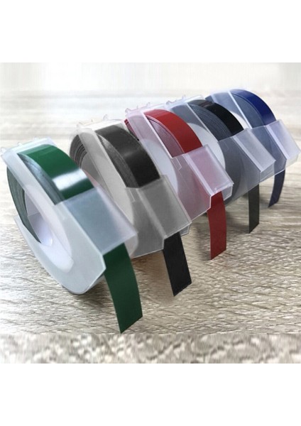 Kırmızı Dymo Motex Için 3D Etiket Yapıcı Manuel Kabartma Yedek Bant 5 Renk Sıcak (Yurt Dışından) fiyatları