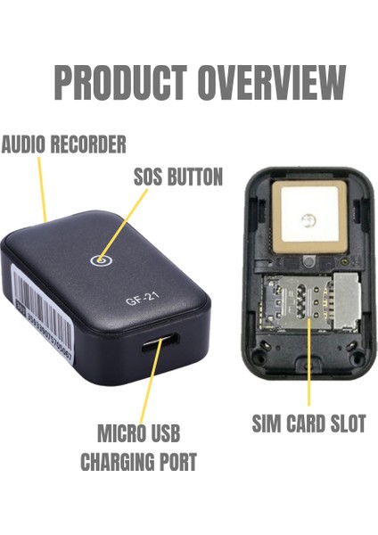 Wıfı Gsm Mini Ses Aktive Kaydedici Gps Takipci Gizli Gerçek Zamanlı Ses Kaydı (Yurt Dışından)
