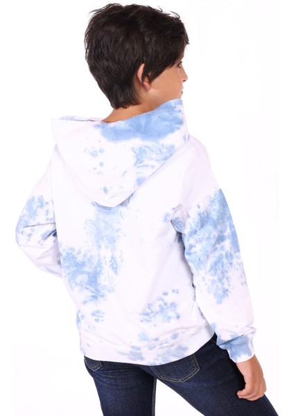 Erkek Çocuk Kapüşonlu Bastik Desenli Sweatshirt fırsatları