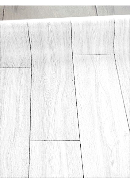200 cm x 300 cm ( 6m2 ) Parke Desen Zemin Muşambası ( Beyaz ) fiyatları
