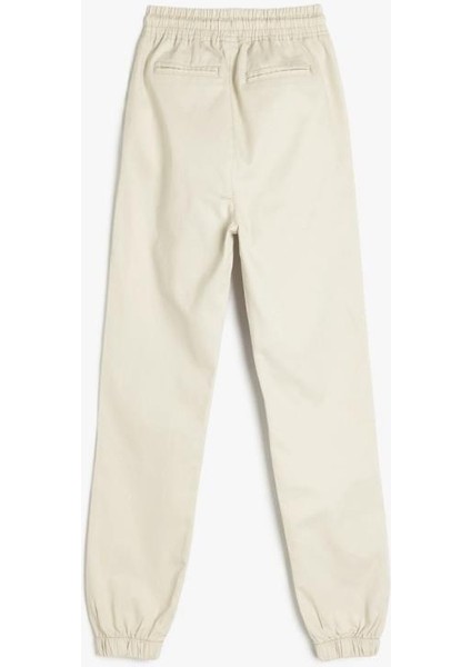 Erkek Çocuk Beli Bağlamalı Cep Detaylı Pamuklu Jogger Pantolon fiyatları