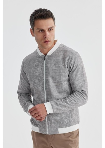 Vizon Slim Fit Pamuklu Kolej Mevsimlik Mont