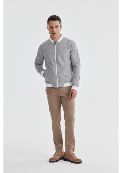 Vizon Slim Fit Pamuklu Kolej Mevsimlik Mont