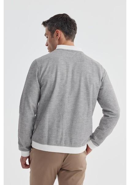 Vizon Slim Fit Pamuklu Kolej Mevsimlik Mont