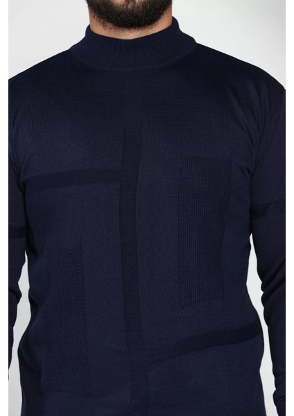 Erkek Desenli Triko Kazak