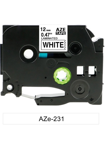 10 Paket Tarzı 12 mm Uyumlu Brother TZ-231 Tze P-Touch Etiket Bantı Seti (Yurt Dışından)