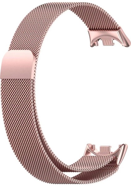 Mi Band 8 , Mi Band 9 ve Mi Band 10 ile Uyumlu Kordon Hasır Örgü Metal Mıknatıslı Kayış fiyatları