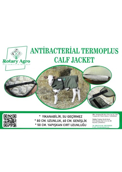 Buzağı Battaniyesi Premium Termoplus Antibacterial 80 cm fırsatları