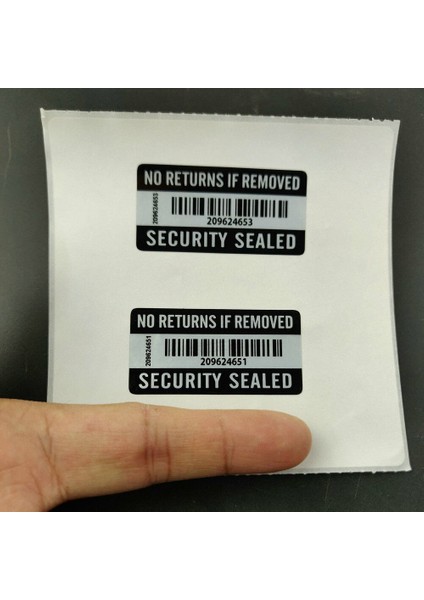 300 Adet Müdahale Edilemez Güvenlik Mühür Etiketi Geri Iade Edilmez Etiket x 25MM (Yurt Dışından) fiyatları