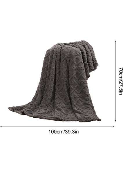 70 * 100 cm Süper Yumuşak Sıcak Katı Sıcak Polar Battaniye Atmak Kilim Kanepe Yatak (Yurt Dışından)