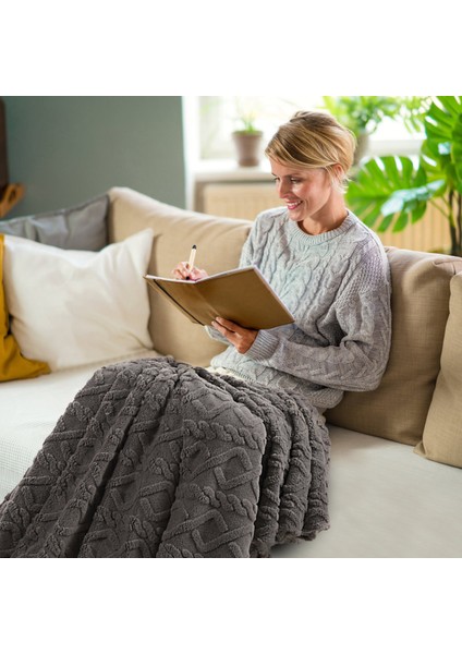70 * 100 cm Süper Yumuşak Sıcak Katı Sıcak Polar Battaniye Atmak Kilim Kanepe Yatak (Yurt Dışından)