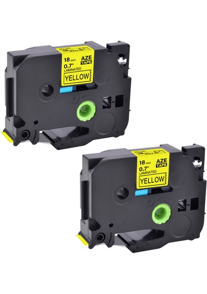 Brother P-Touch Pt Için TZ641 TZE641 2pk Siyah Sarı Etiket Bandı (Yurt Dışından)