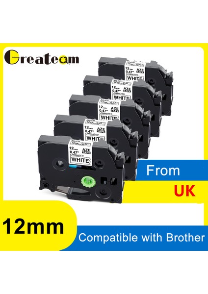 TZ-231 TZE-231 Stili 10PK Uyumlu Brother TZ-231 P-Touch Siyah Beyaz Etiket Şeridi x 8m TZE-231 (Yurt Dışından) fırsatları