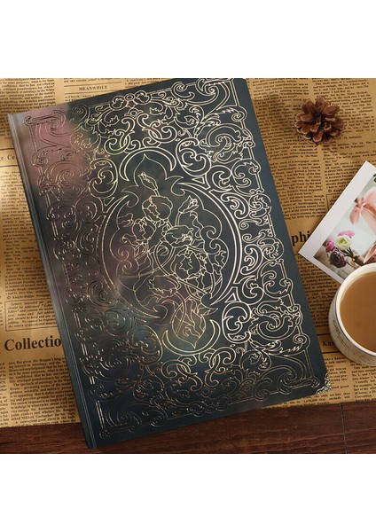 S Tarzı Açık Kahverengi Retro Vintage Sert Kapaklı Günlük Defter Hatlı Kağıt Yazma Ajandası Planlayıcı (Yurt Dışından)