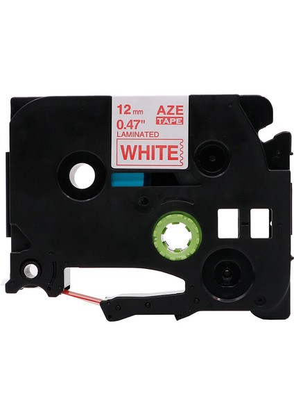 AZE-232 Beyaz Üzerine Kırmızı 12MM TZ231 TZE231 Uyumlu Brother P-Touch Etiket Bantı PT-D210 Pt 1280 (Yurt Dışından)